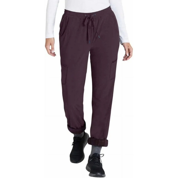 Eddie Bauer Stretch Fleece Lined Polar Pant, Color Purple Size 10 - Picture 3 of 16